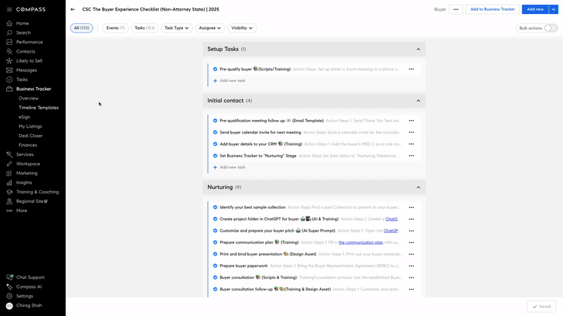 Buyer Timeline Template gif